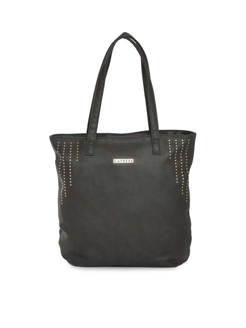 Buy Caprese Charcoal Grey Studded Shoulder Bag Handbags for Women 1954459 Myntra