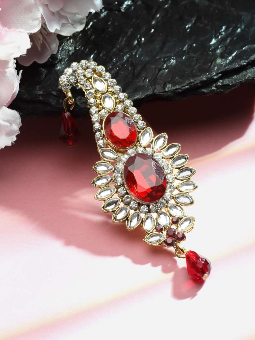 Buy Sanjog Men Studded Wedding Kalangi Maharaja Dulha Pagdi Brooch For Turban Brooch for Men 19545408 Myntra