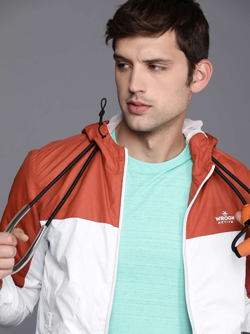 White and orange jacket cheap