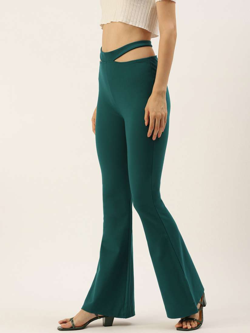High waisted bell bottoms forever 21 top