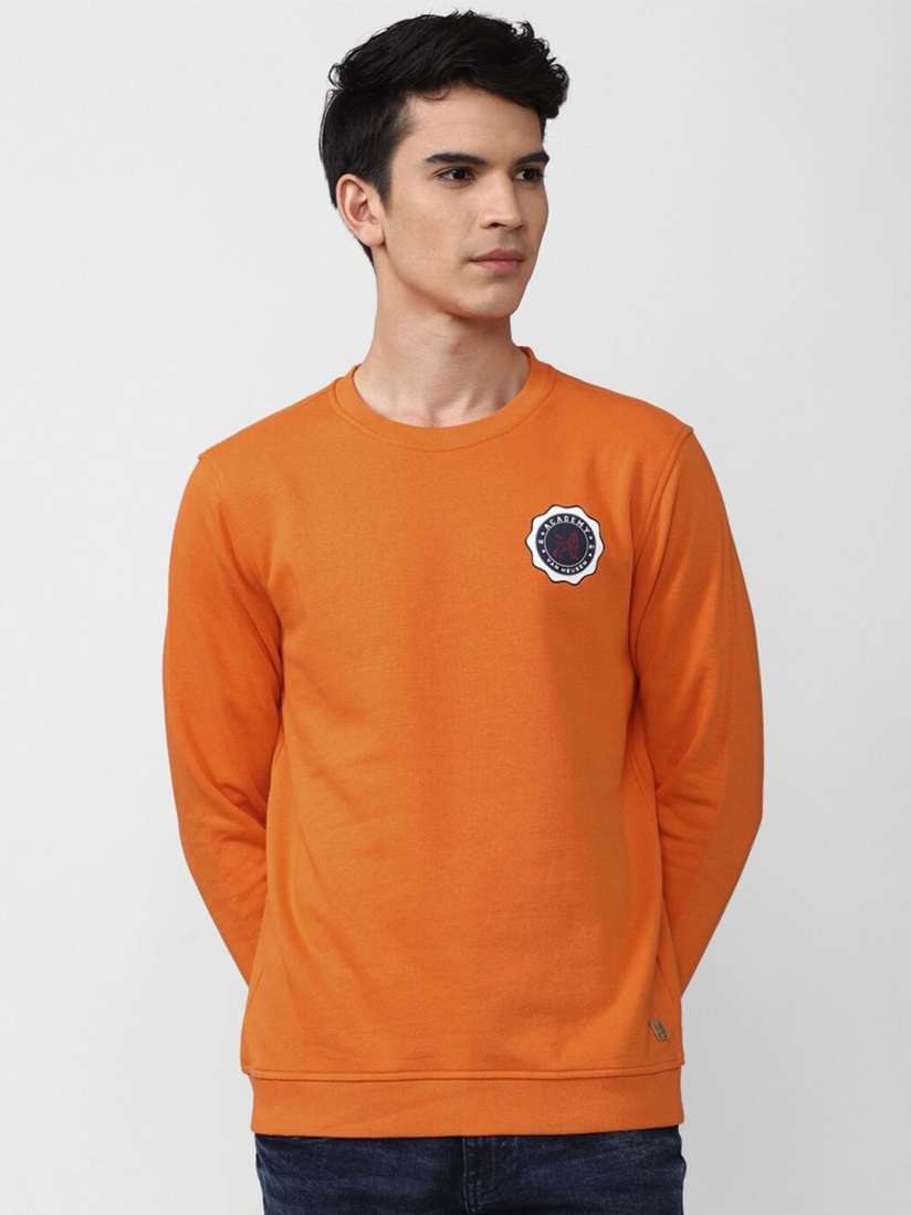 Sweat vans homme orange hotsell