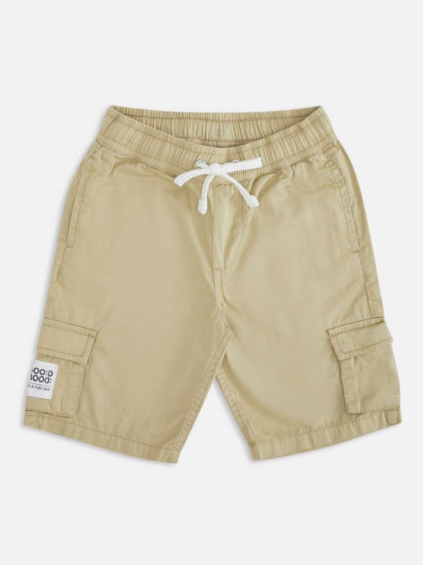 Buy Pantaloons Junior Boys Tan Cargo Shorts Shorts for Boys 19568084 Myntra