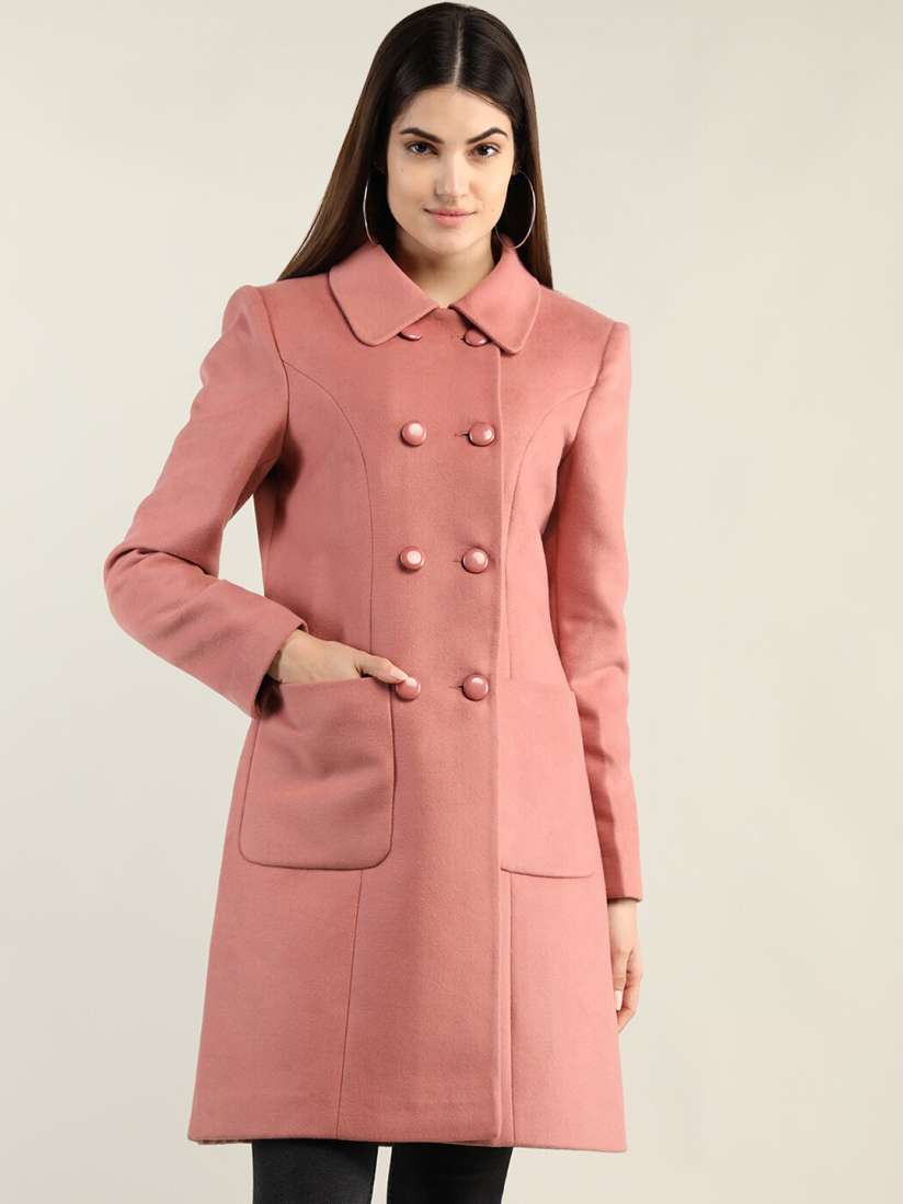 Ladies knee length coat cheap