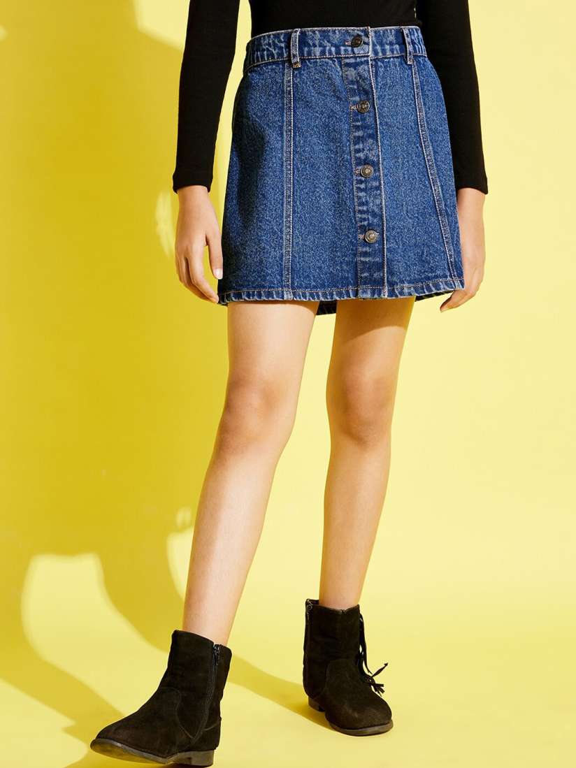 Jean skirts for tweens shop