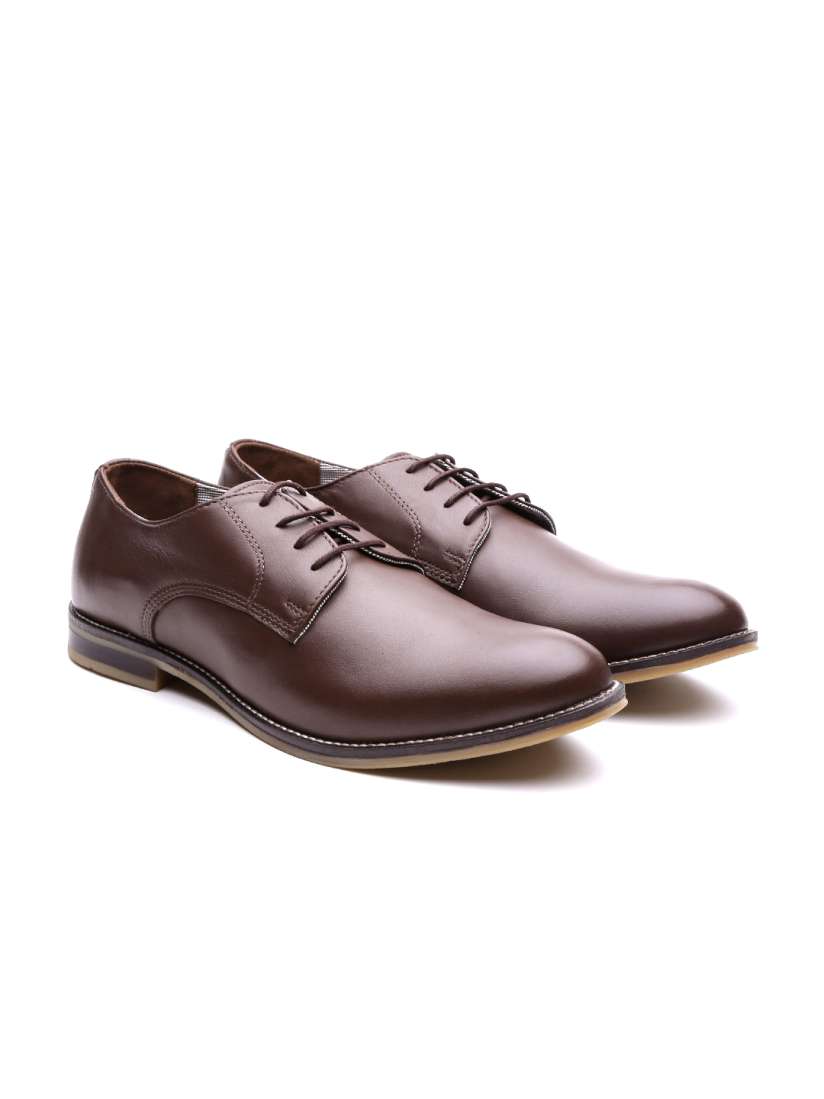 Buy United Colors Of Benetton Men Coffee Brown Genuine Leather Formal Shoes Formal Shoes for Men Myntra