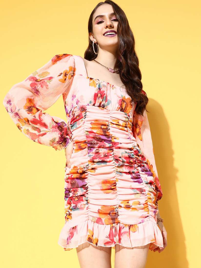 Floral bodycon clearance