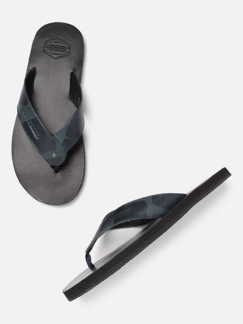 Buy Woodland Men Green Black Printed Thong Flip Flops Flip Flops for Men 19613714 Myntra
