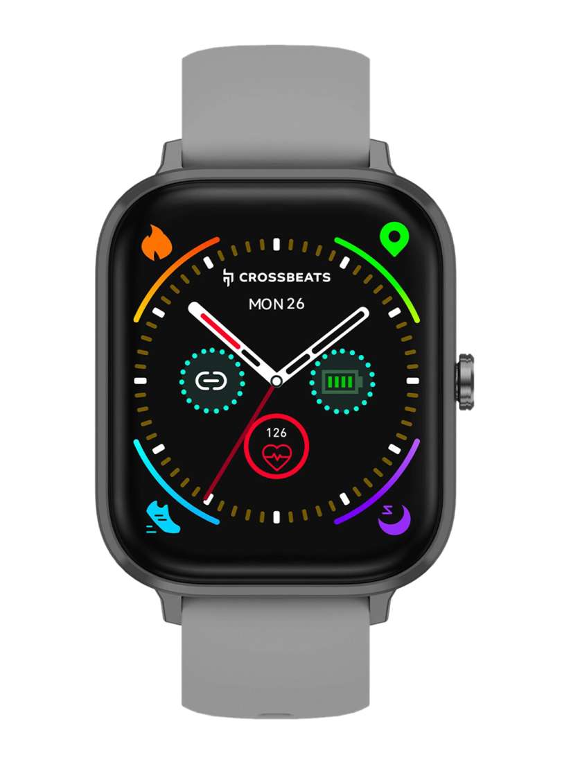 Buy CrossBeats Grey IGNITE GRANDE 1.75 Amoled Display BT calling 200 Watch Faces Smartwatch Smart Watches for Unisex 19621802 Myntra