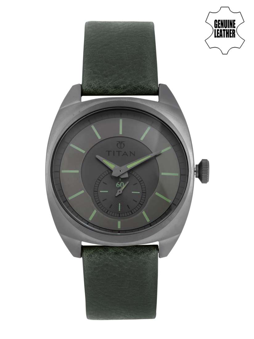 Titan gunmetal watch cheap