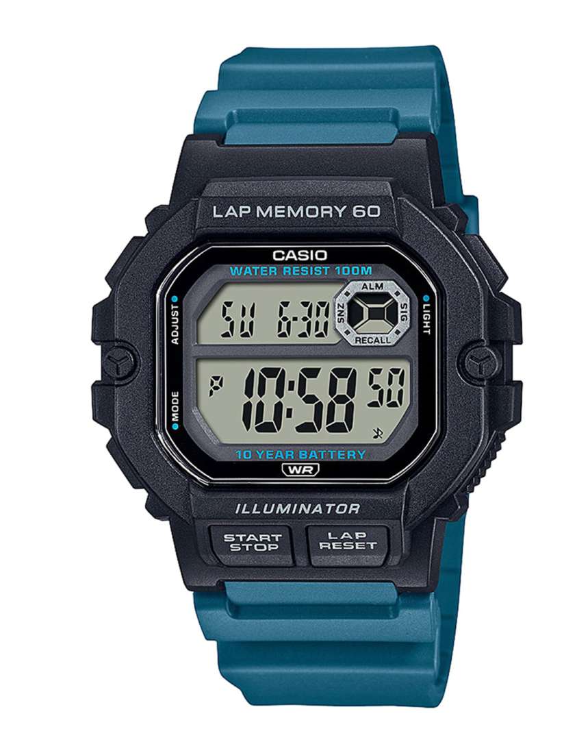 Buy CASIO Unisex Grey Dial Blue Bracelet Style Straps Digital Watch D271 Watches for Unisex 19625780 Myntra