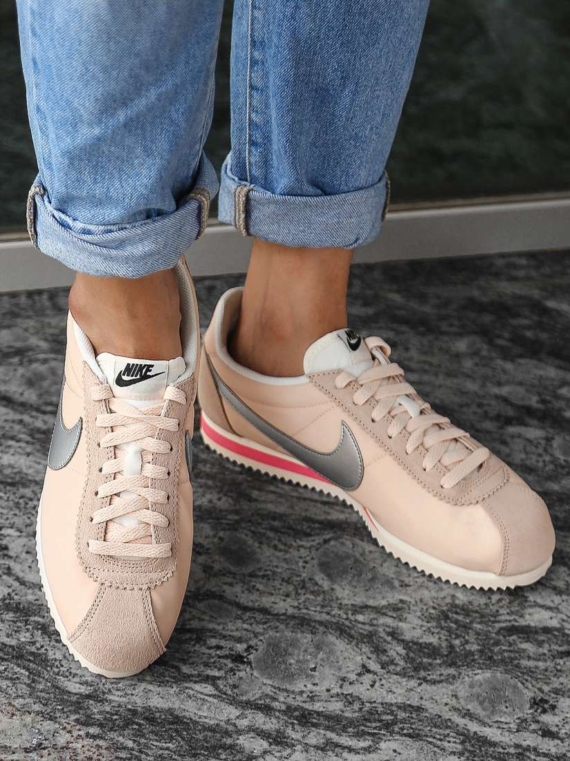 Buy Nike Women Peach Coloured WMNS CLASSIC CORTEZ Sneakers Casual Shoes for Women 1962912 Myntra