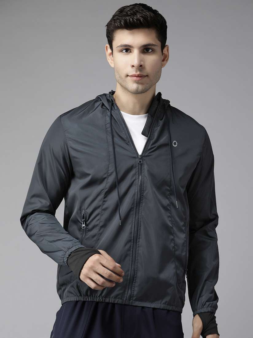 Buy PROWL by Tiger Shroff Men Navy Blue Solid Navy Blue Speed Dry Technology Bomber Jacket Jackets for Men 19629482 Myntra