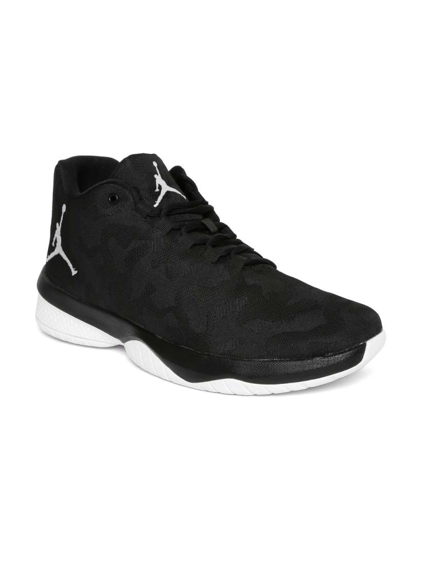 Buy Nike Men Black Textile Mid Top JORDAN B. FLY Basketball Shoes Sports Shoes for Men Myntra