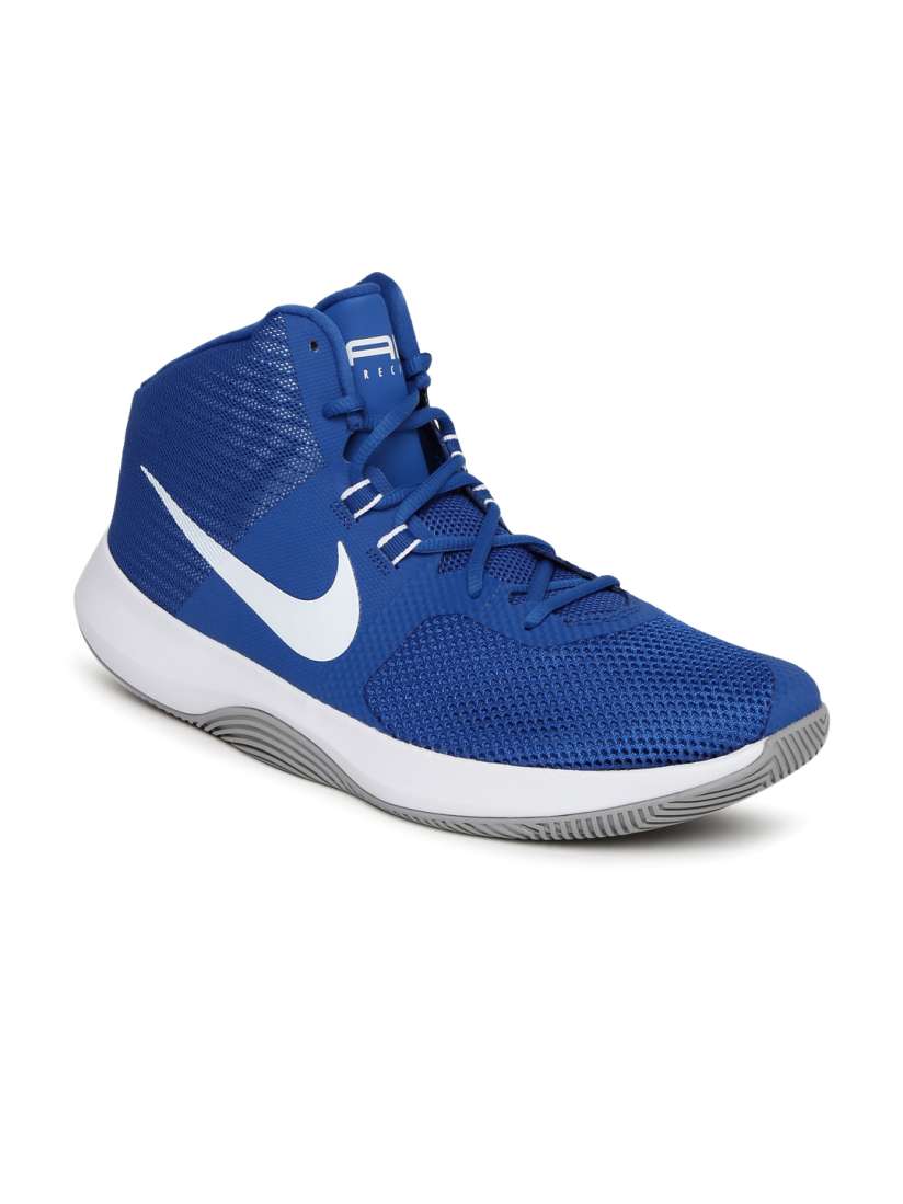 Buy Nike Men Blue Canvas High Top AIR PRECISION Basketball Shoes Sports Shoes for Men 1963023 Myntra