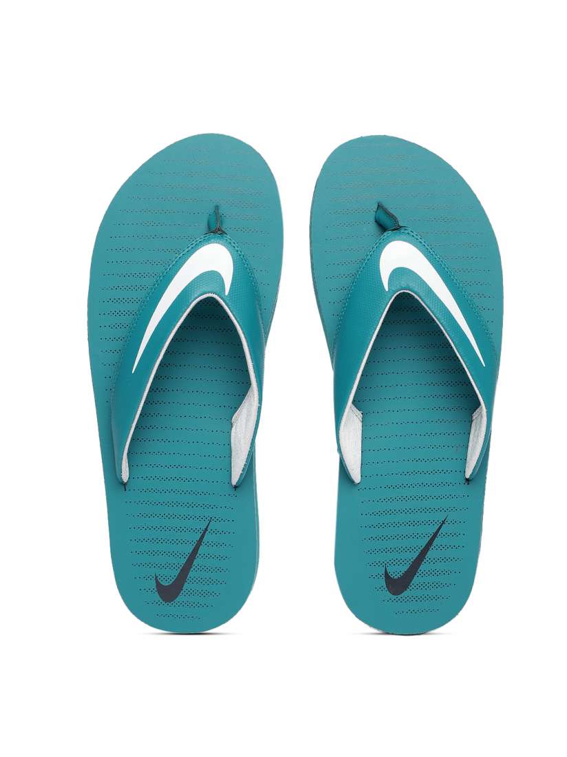 Nike turquoise flip flops clearance