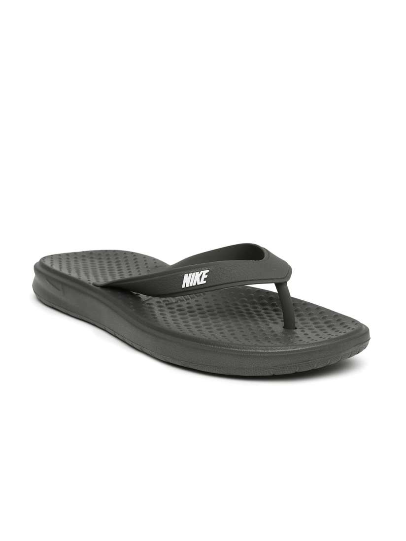 Buy Nike Men Grey SOLAY THONG Flip Flops Flip Flops for Men 1963040 Myntra
