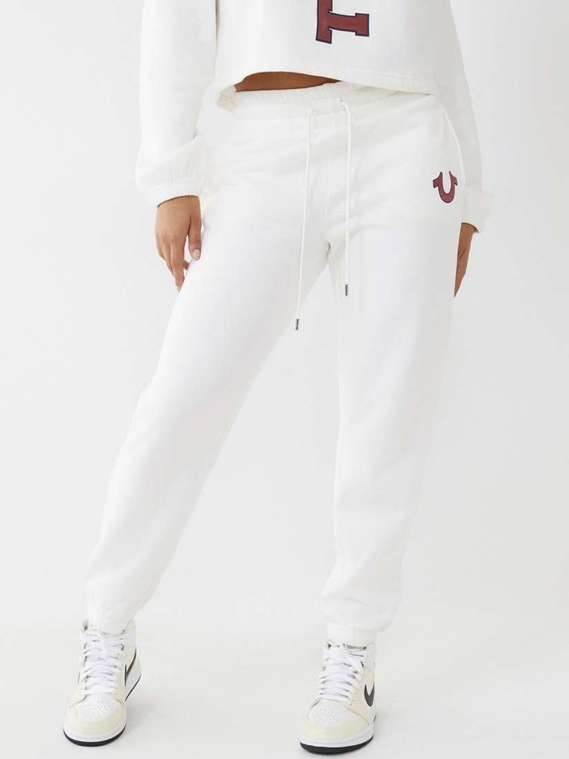 Buy True Religion Women White Solid Joggers Track Pants for Women 19637418 Myntra