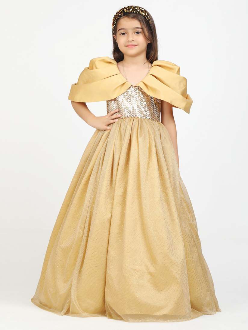 Myntra girls gown shop