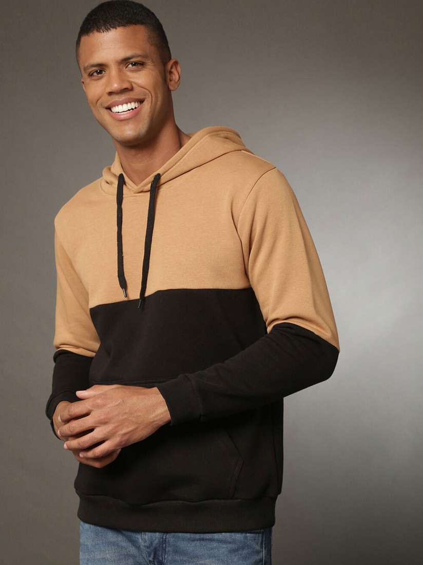 Tan sweatshirt men top