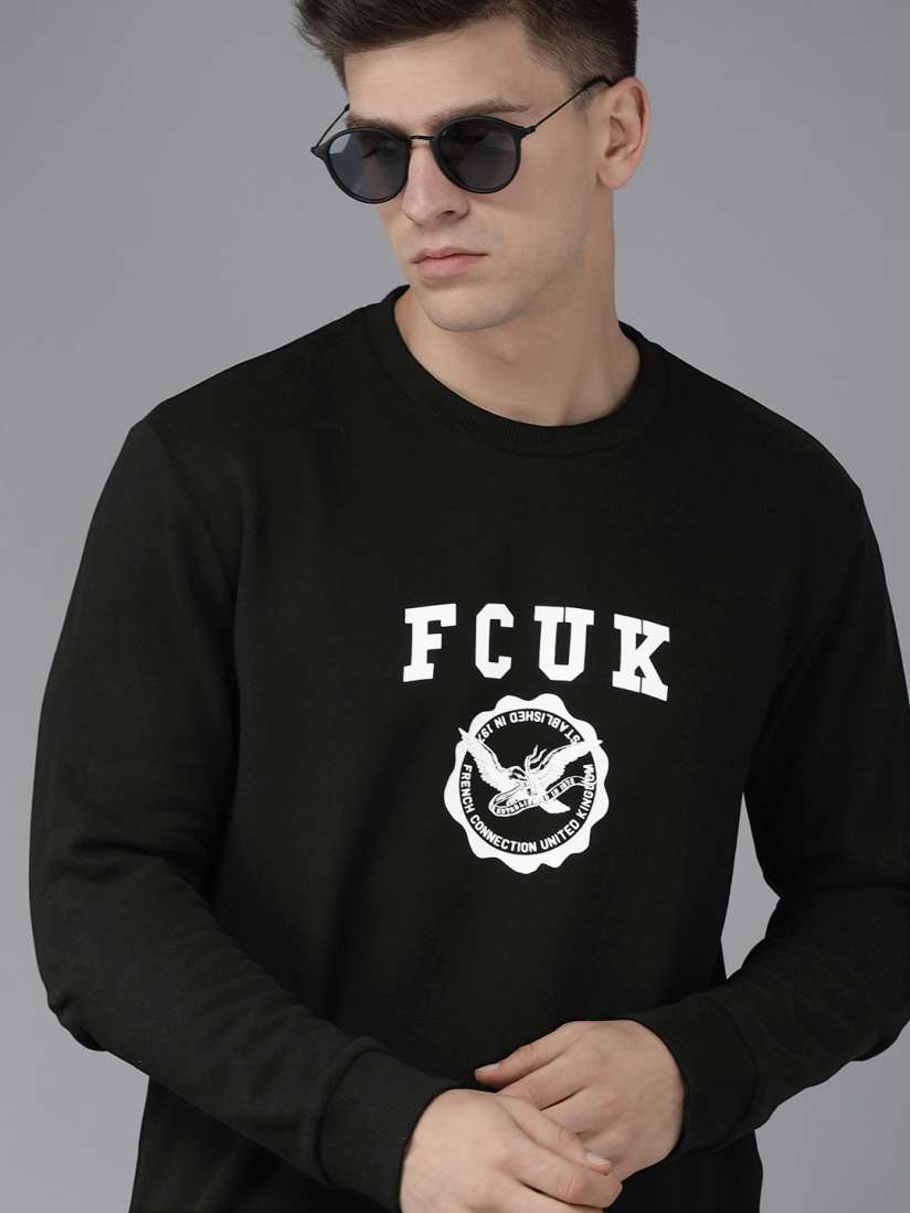 Fcuk black hoodie online