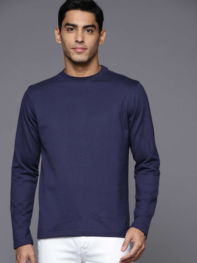 Allen solly navy blue sweatshirt on sale