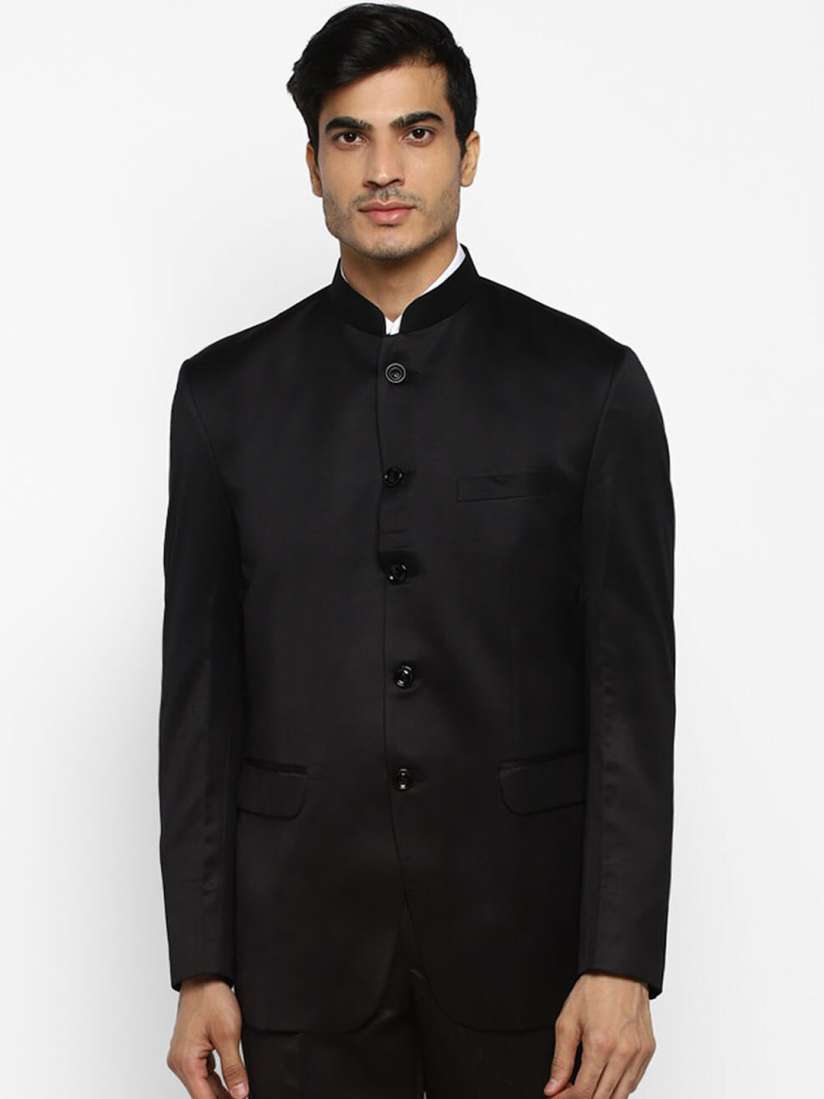 Buy ROYAL KURTA Men Black Solid Bandhgala Blazer Blazers for Men 19650974 Myntra