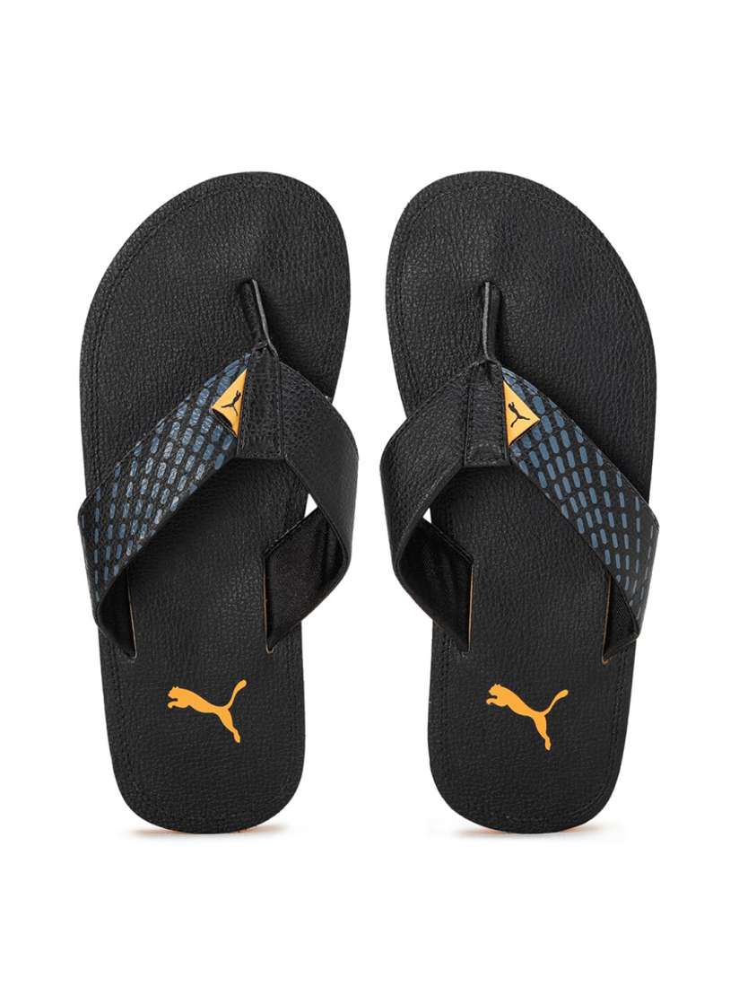 Puma colaba black flip flop hotsell