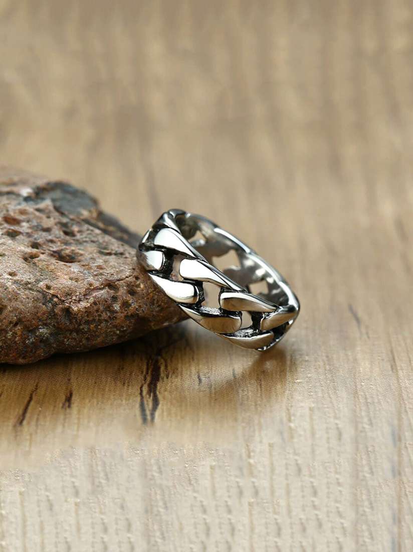 Yellow chimes metal ring for mens discount