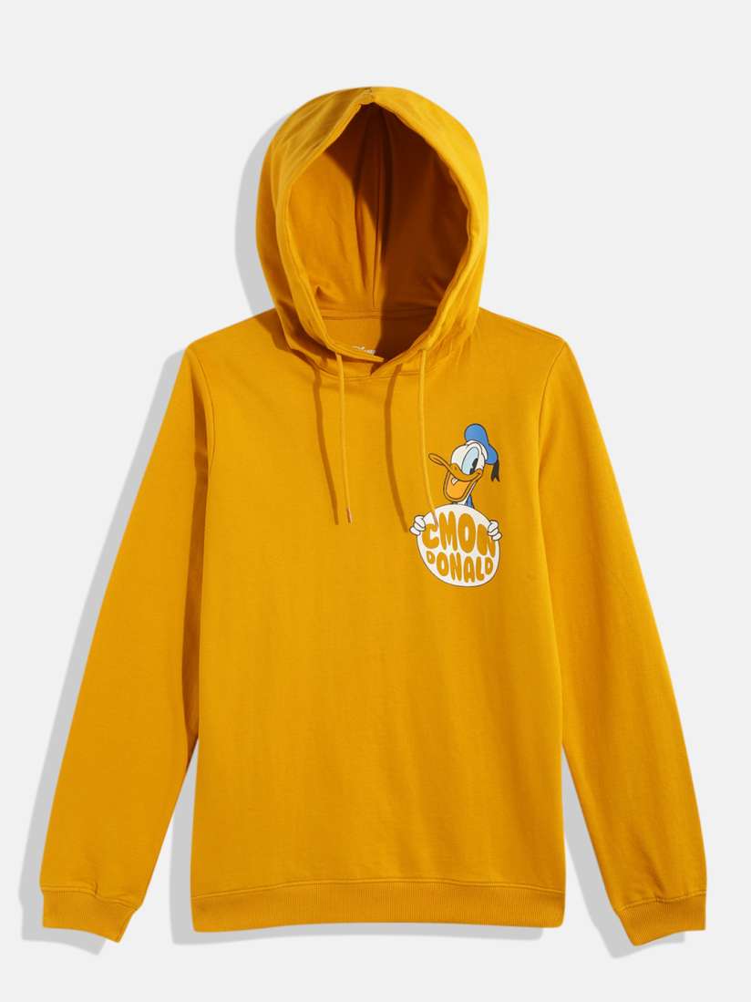 Yellow disney sweatshirt top