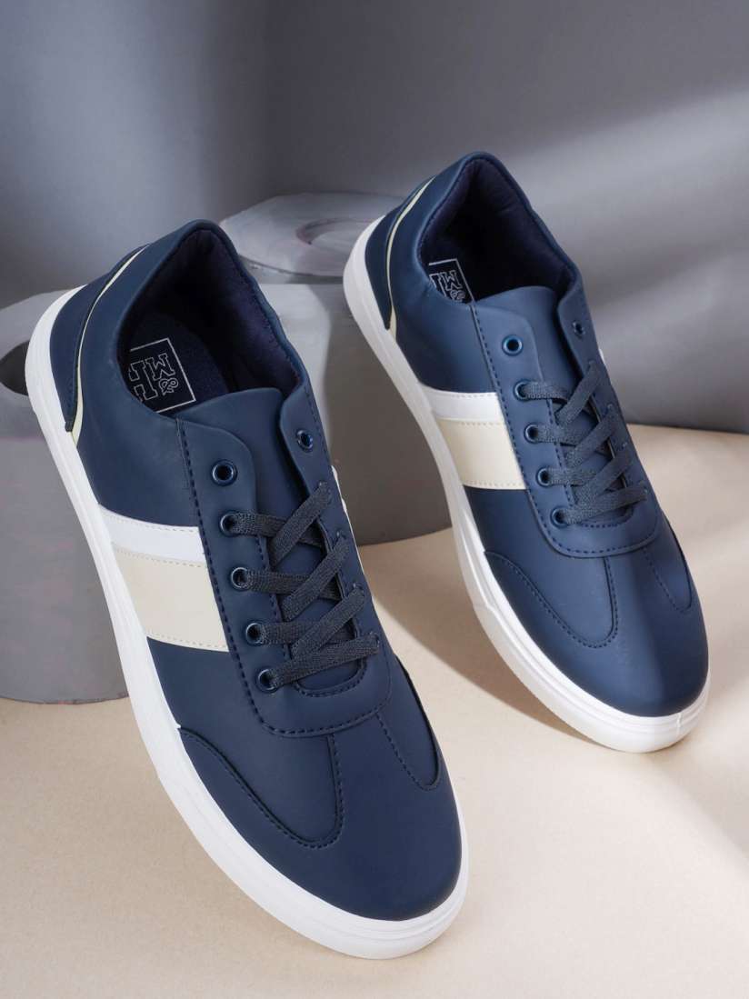 Mast and harbour navy blue sneakers shop