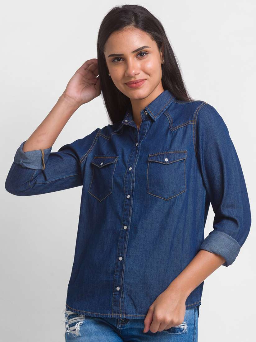 Jeans shirt myntra online