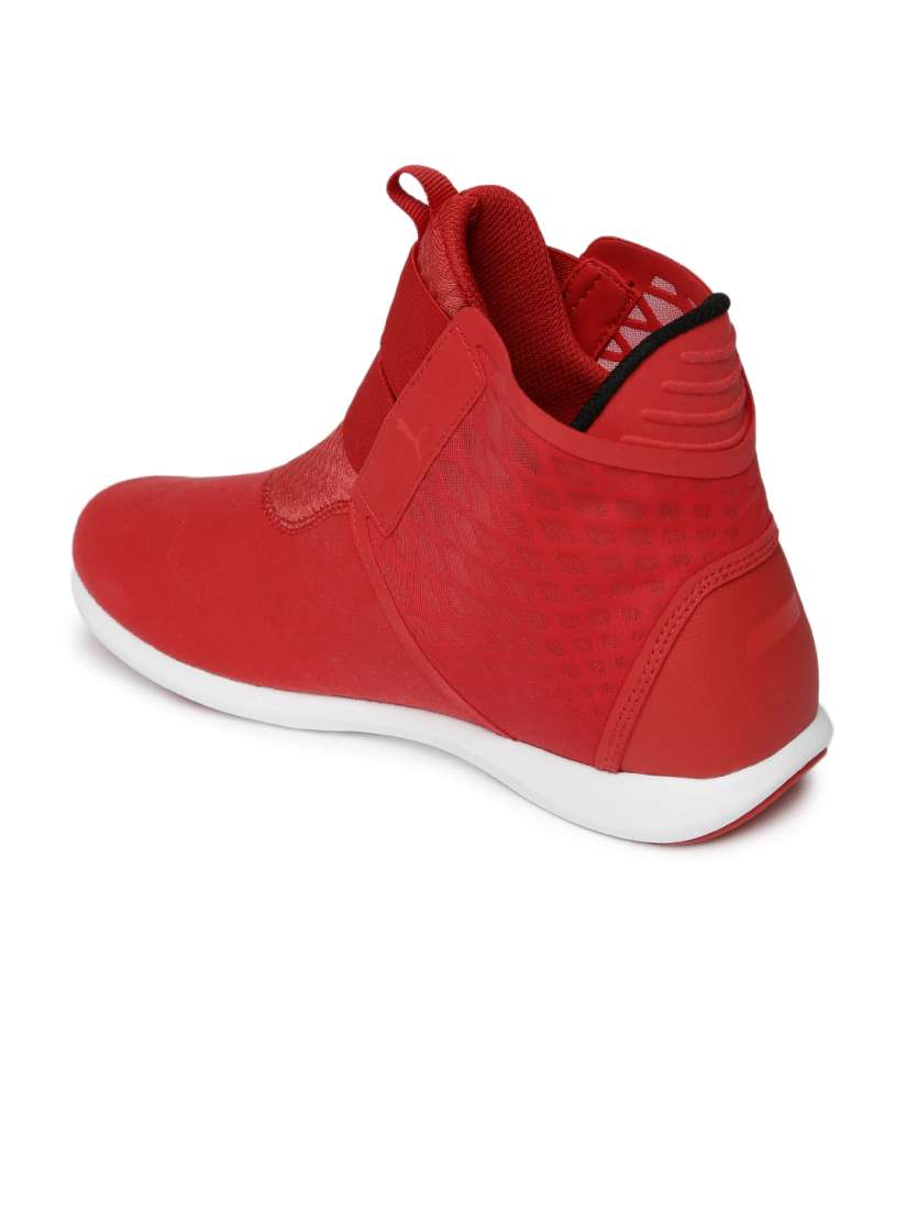 Puma high tops womens red clearance