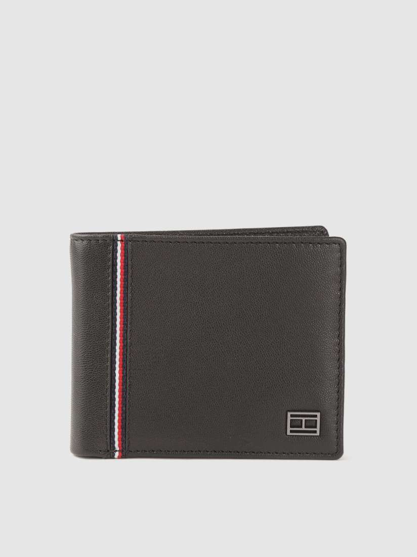 Buy Tommy Hilfiger Men Black Leather Two Fold Wallet Wallets for Men 19663842 Myntra