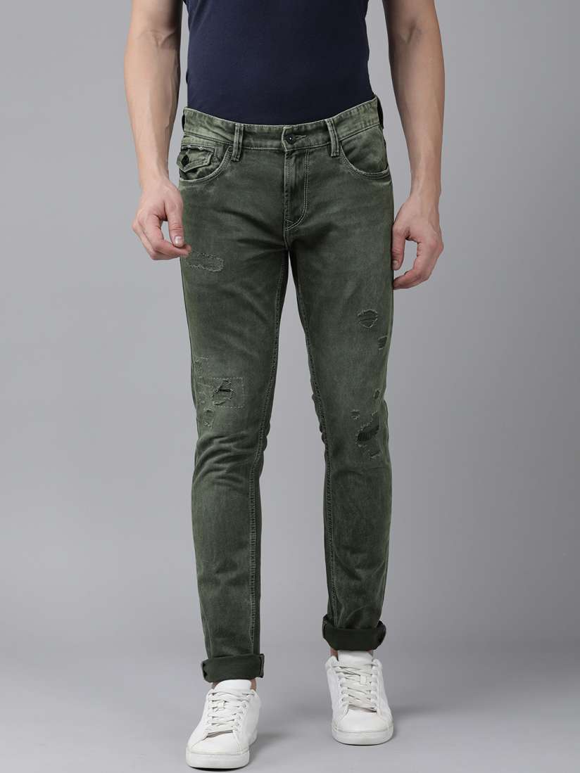Buy SPYKAR Men Skinny Slim Fit Low Rise Highly Distressed Heavy Fade Pure Cotton Jeans Jeans for Men 19668392 Myntra