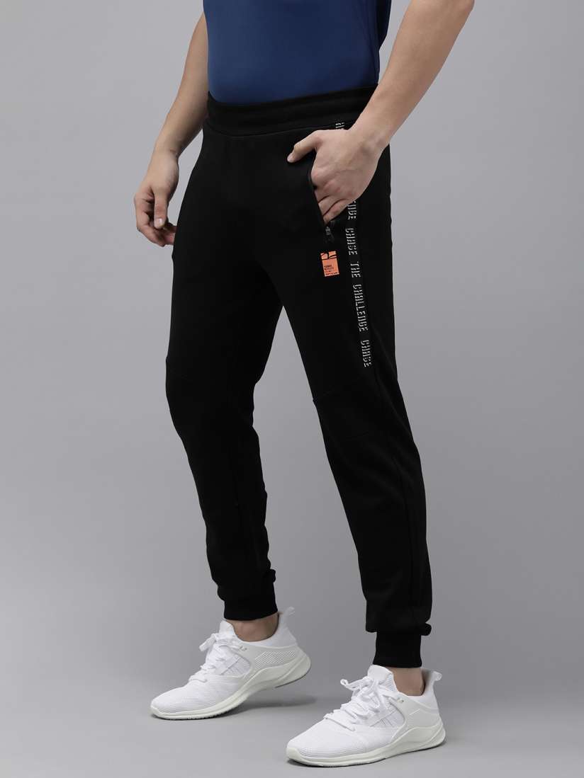 Buy SPYKAR Men Applique Mid Rise Slim Fit Joggers With Side Tape Detail Track Pants for Men 19670520 Myntra