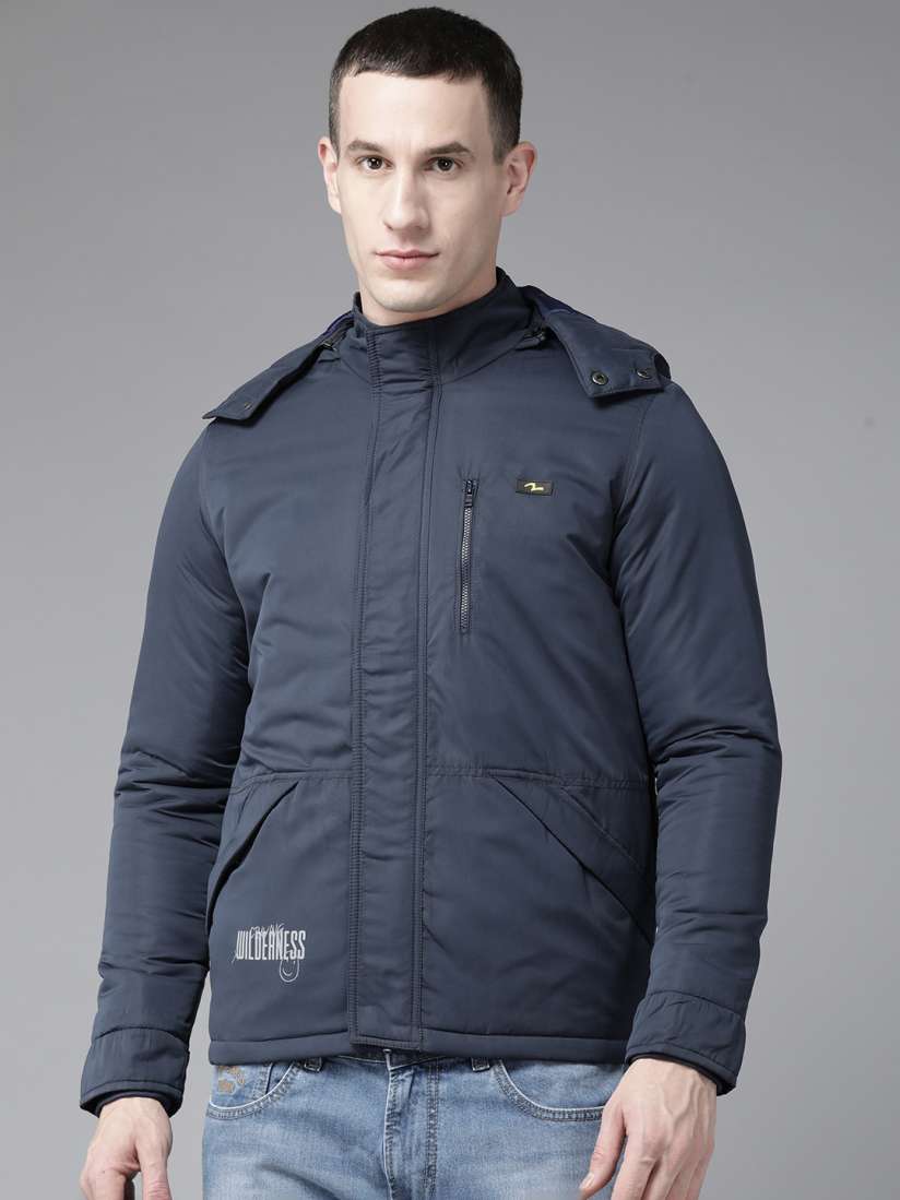 Buy SPYKAR Padded Jacket with Detachable Hood Jackets for Men 19671336 Myntra