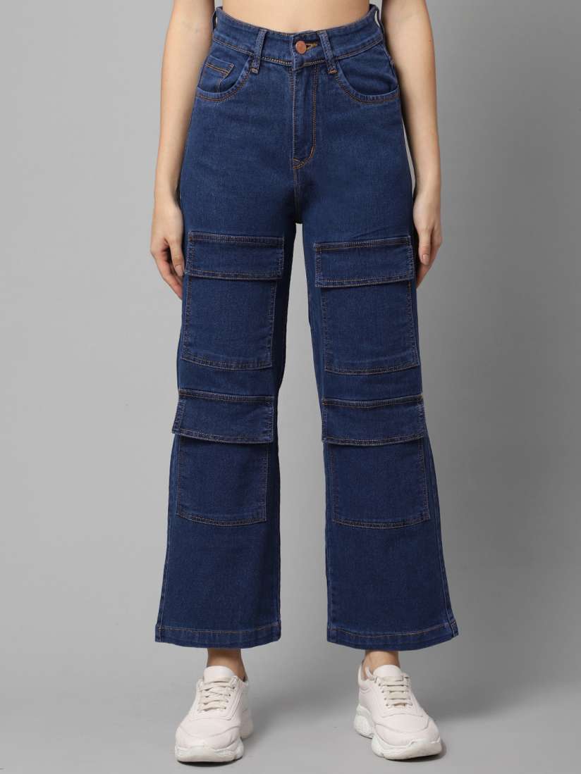 Buy River Of Design Jeans Women Blue Wide Leg High Rise Denim Jeans Jeans for Women 19672474 Myntra