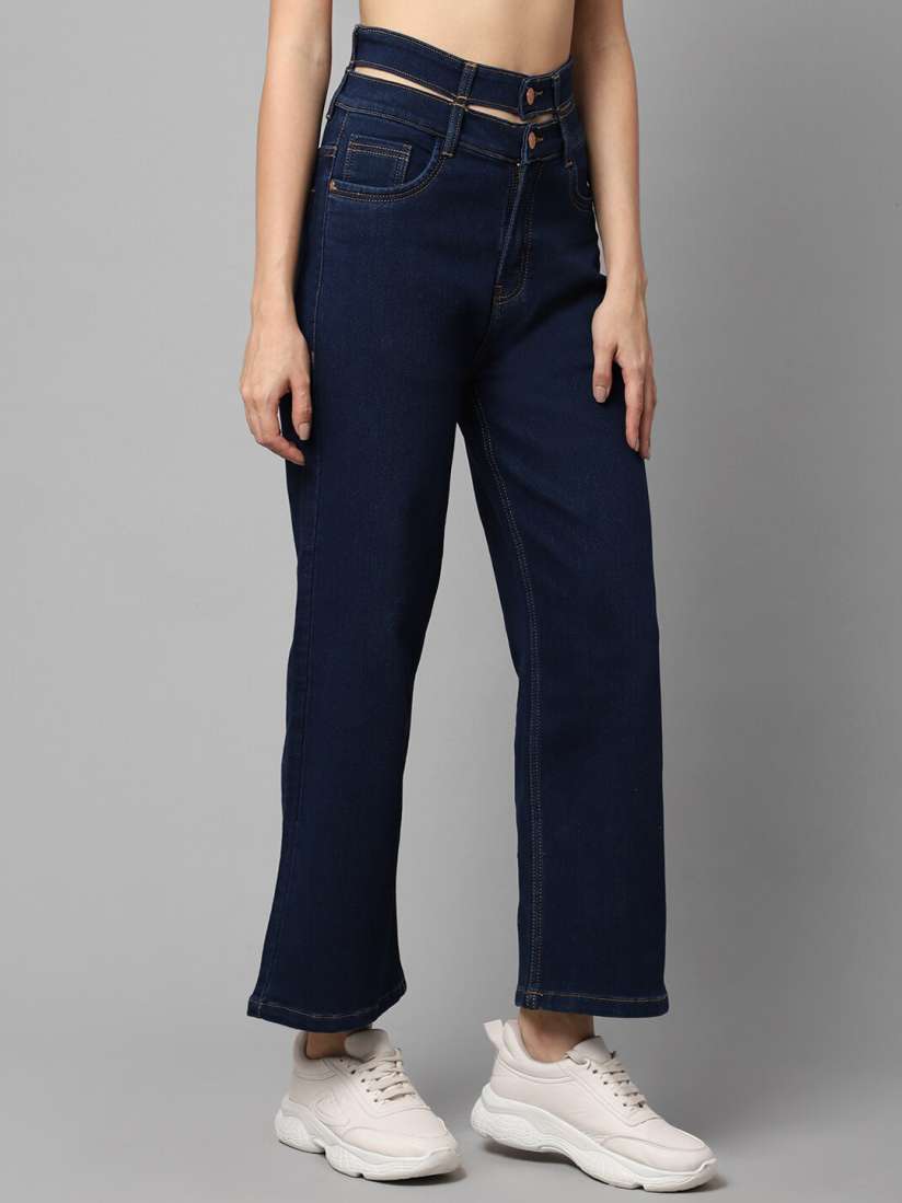 Jeans online womens myntra shop