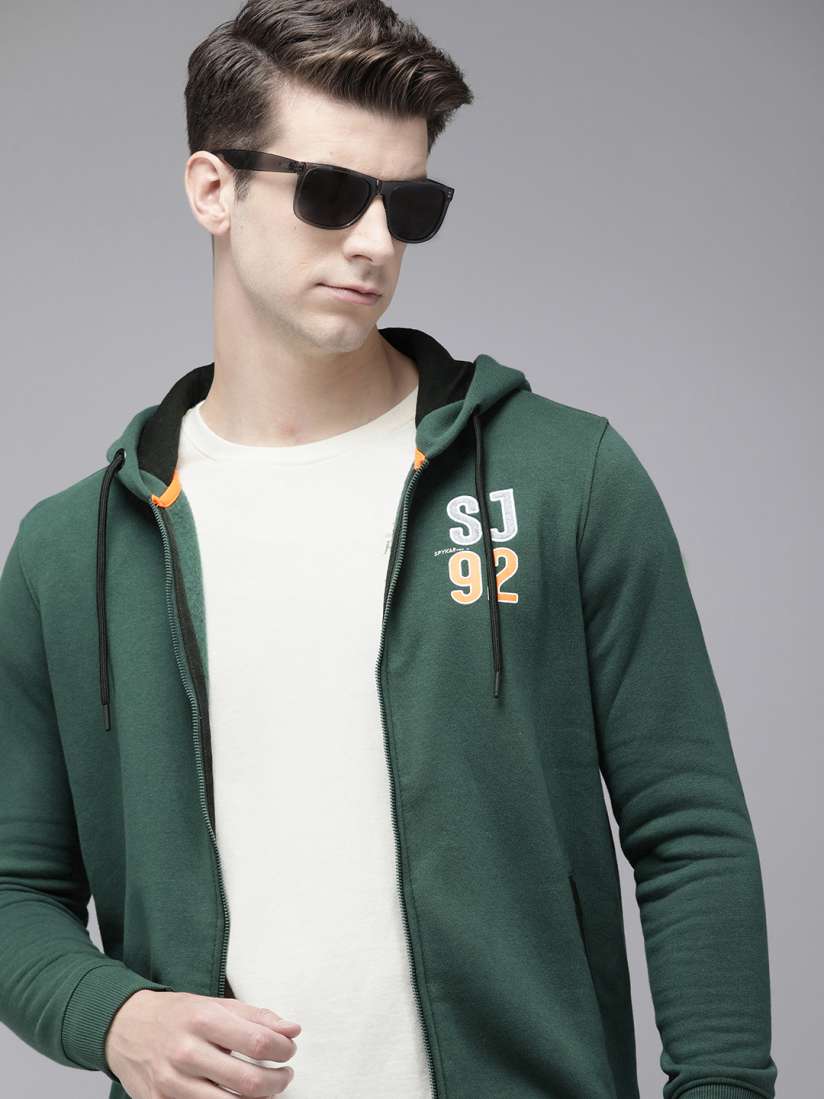 Spykar hooded sweatshirt new arrivals