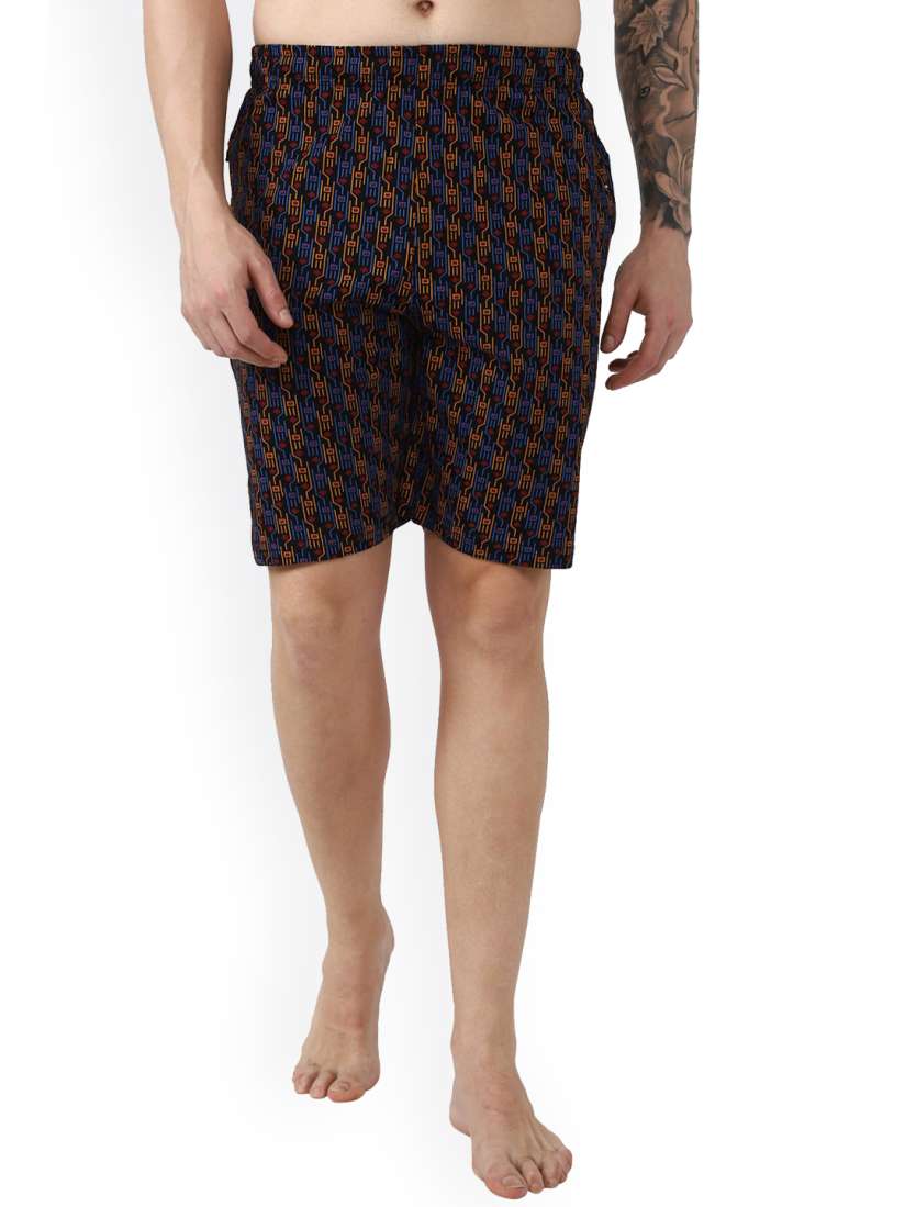 Buy DYCA Men Black Printed Shorts Shorts for Men 19678740 Myntra