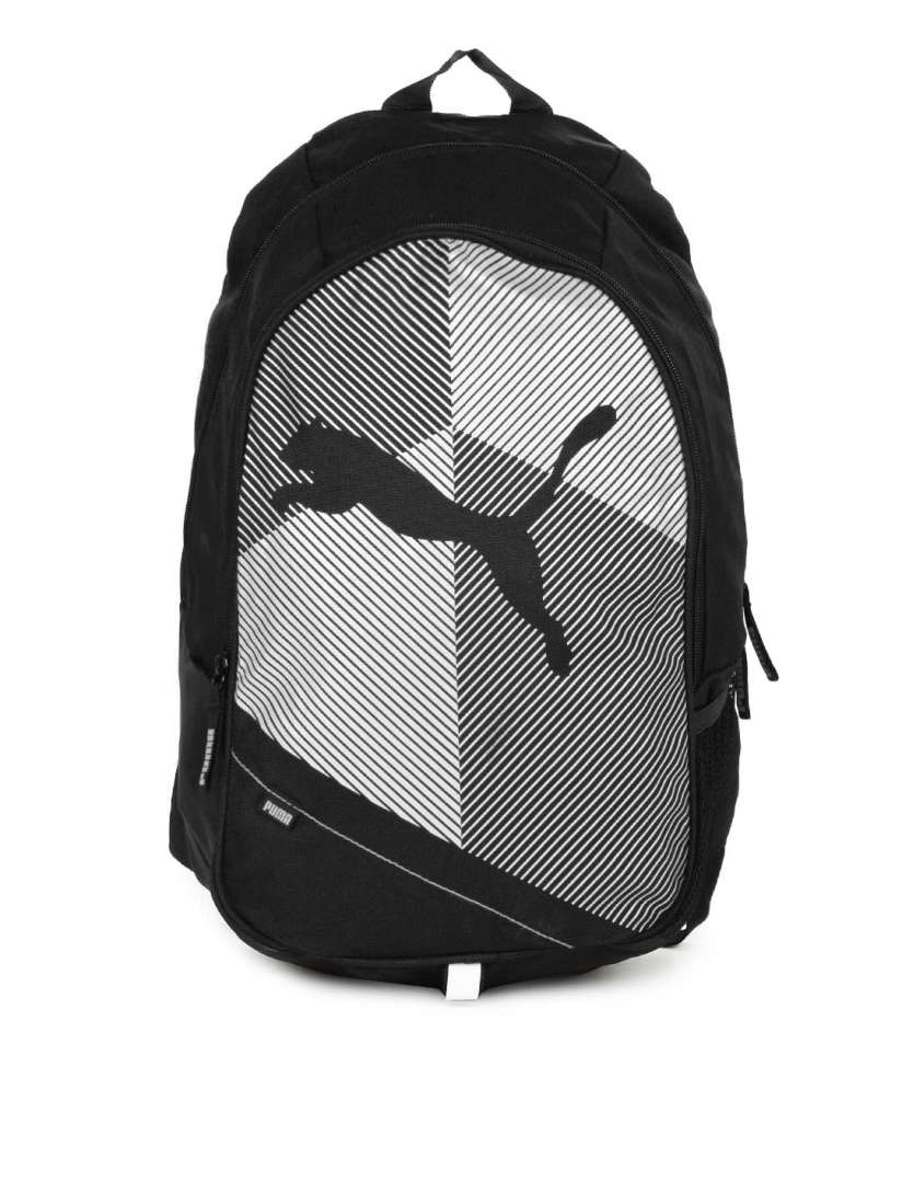 Buy PUMA Unisex Black White Echo Plus Backpack Backpacks for Unisex 1970985 Myntra