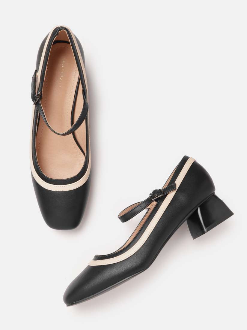 Allen solly black heels discount