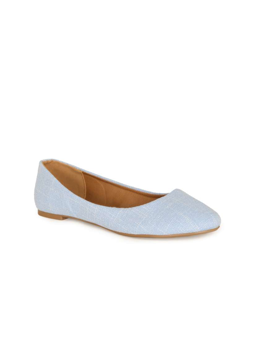Buy rubi Women Blue Ballerinas with Embroidered Flats Flats for Women 19719352 Myntra