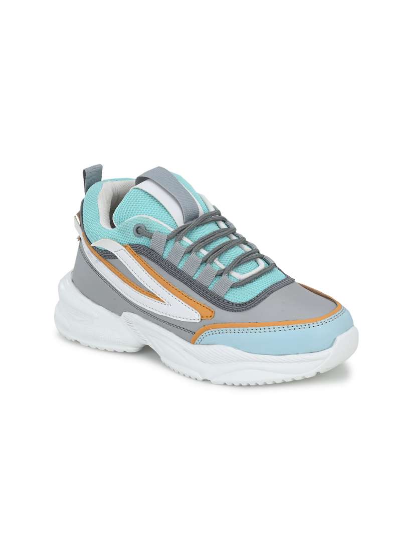 Buy sneakers villa Women Grey Colourblocked High Top Sneakers Casual Shoes for Women 19730970 Myntra