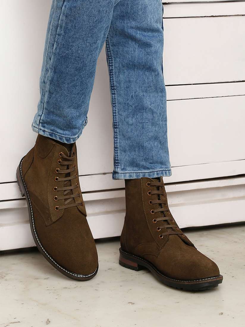 Casual suede boots top