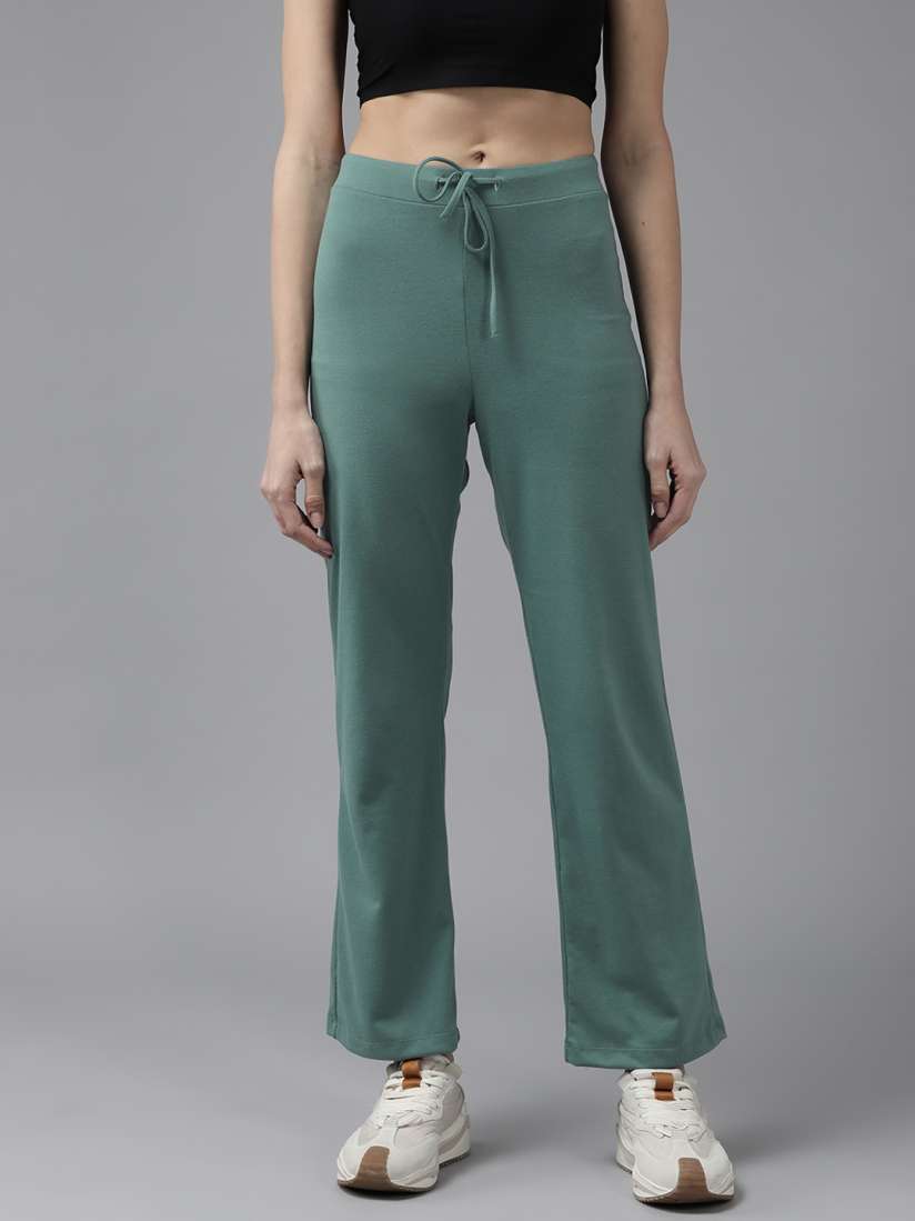 Buy Roadster Women Sea Green Solid Trousers Trousers for Women 19744712 Myntra
