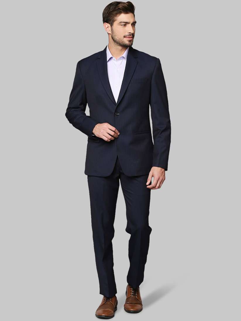 Raymond blue suit discount