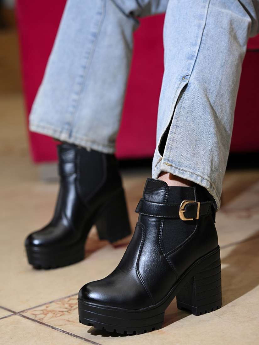 Myntra ankle boots cheap