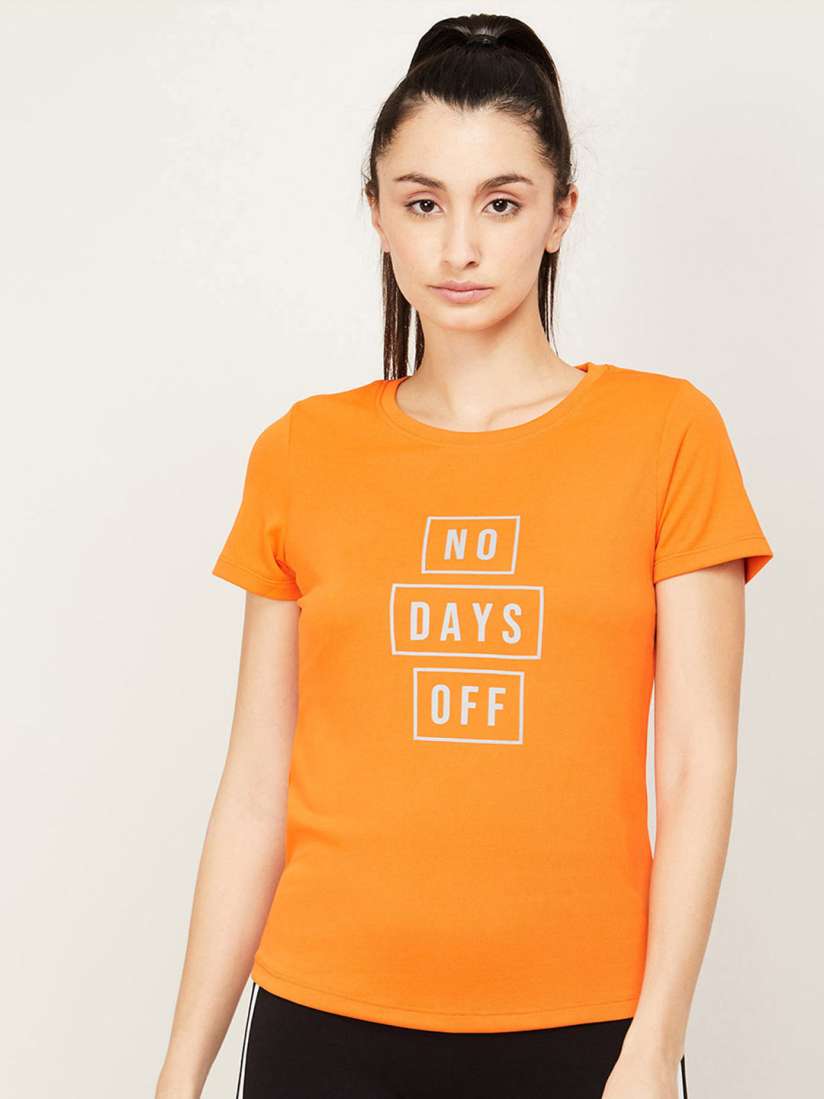 Kappa t shirt orange top