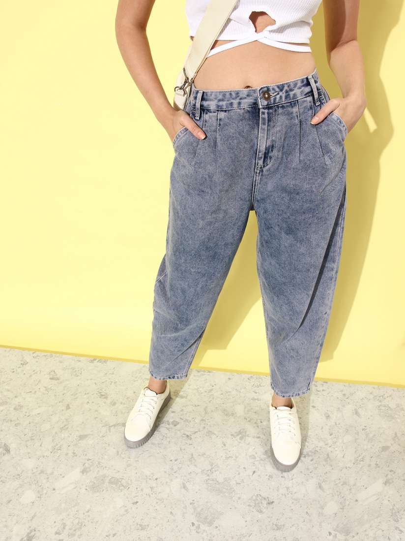 Denim jeans myntra hotsell